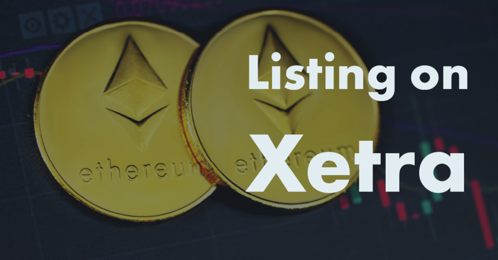 Ethereum ETP is now available on Xetra