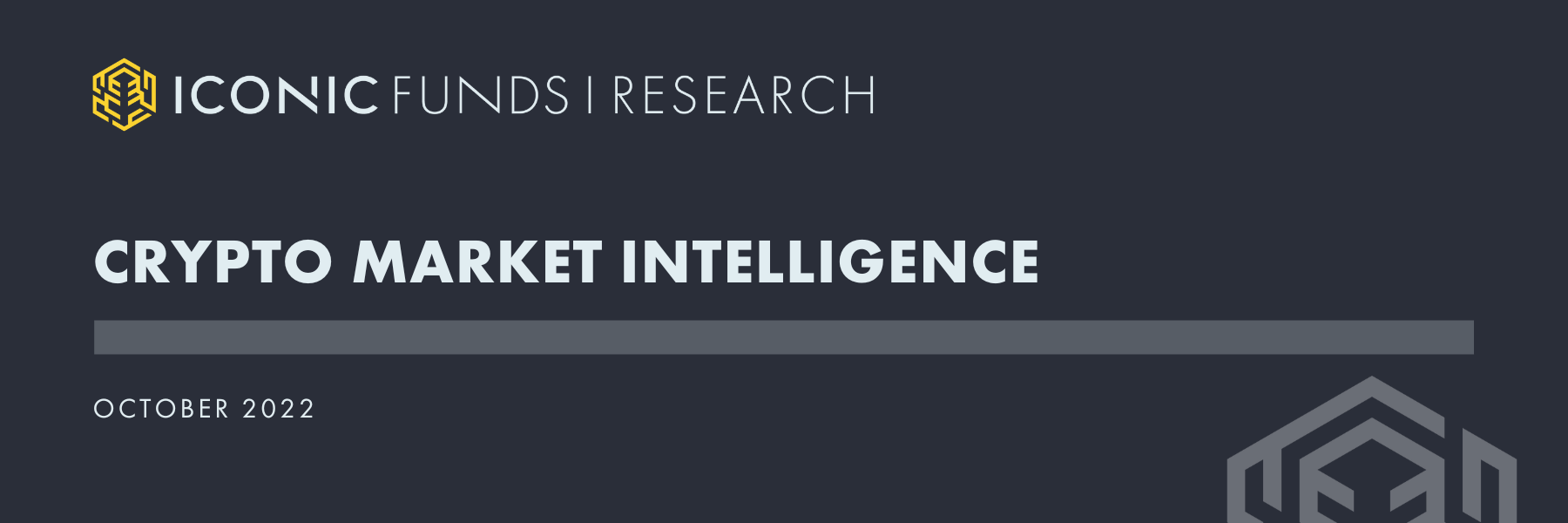 Crypto Market Intelligence October 2022