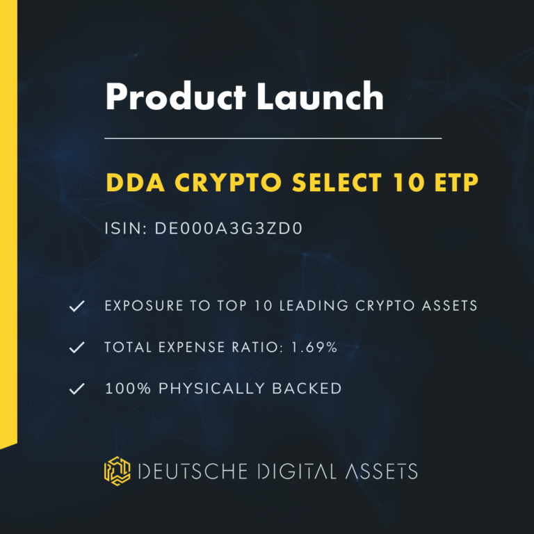 DDA Crypto Select 10 ETP, DDA expands Crypto ETP range with its First Multi-Asset Crypto ETP