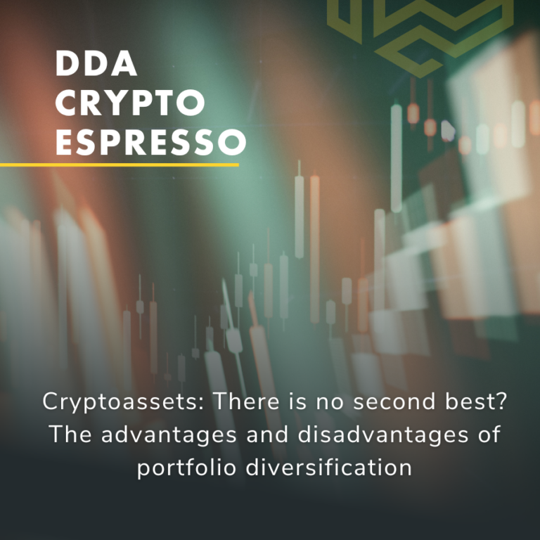 DDA Crypto Espresso - Cryptoassets: There is no second best? The advantages and disadvantages of portfolio diversification