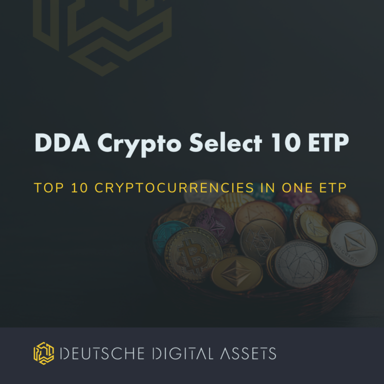 Crypto Basket ETP, 21 shares Crypto basket ETP, top 10 crypto basket, DDA crypto select 10