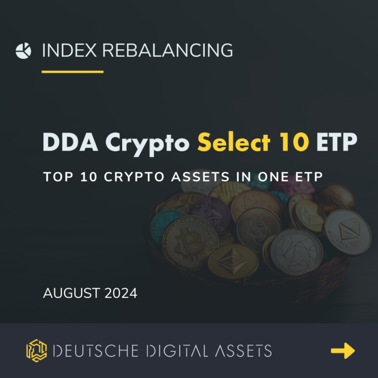 DDA Crypto Select Neugewichtung August 2024