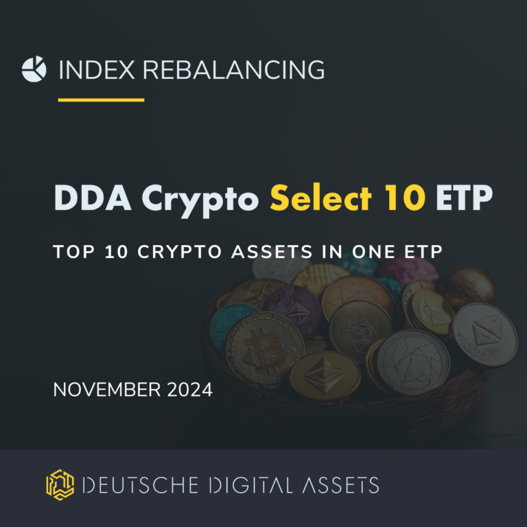 DDA Crypto select 10 Rebalancing November 2024