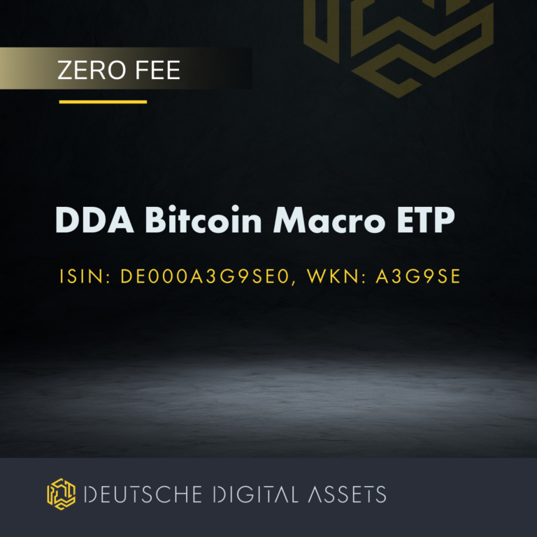 Deutsche Digital Assets Waives the Fee of its Flagship Bitcoin Macro ETP, 0% fee Bitcoin ETP