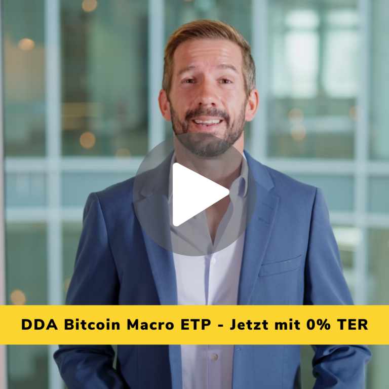 DDA Bitcoin Macro ETP - Jetzt mit 0% TER