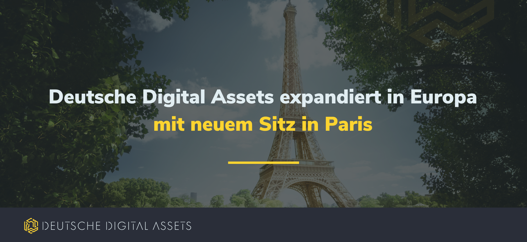 Deutsche Digital Assets expandiert in Europa mit neuem Sitz in Paris 